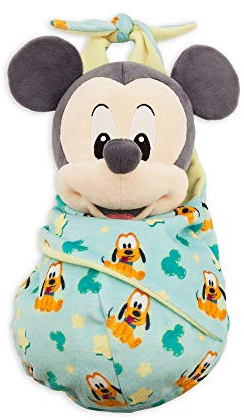 Disney Store Mickey Mouse Small Soft Toy in Pouch