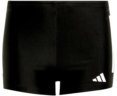 adidas Boy's 3-Stripes Swim Boxers Kids, Black/White, 3-4 Years