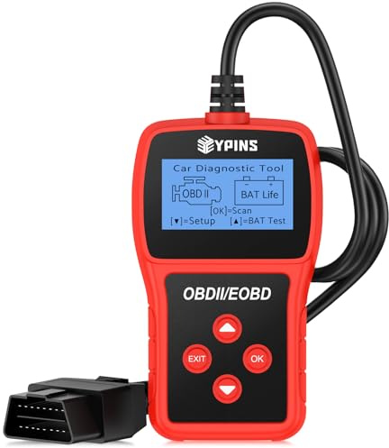EYPINS OBD2 Diagnosegerät, Auto OBDII Motor Fehlercodeleser mit DTC-Definition Auto Diagnosegerät, Echtzeitdaten, Batteriegesundheit, KFZ Auslesegerät mit Vollen OBD2-Funktionen für Autos seit 2006
