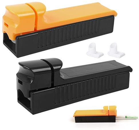 Zssxysm 2 Stück Zigarettenstopfmaschine, Zigaretten Drehmaschine, Cigarette Machine, Durchmesser 8 mm, Rollmaschine, Stopfmaschine, Zigarettenroller, Joint Roller Zubehör für Männer Frauen