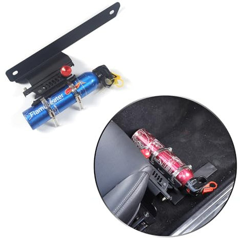 PIUGILH Supporto estintore seggiolino auto adatto per Mazda MX-5 2016-2024, supporto estintore in alluminio regolabile per Mazda MX-5 accessori, accessori auto interni