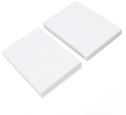 4x6 Kartong för Ritning, 100 Stycken Vita Vykort för Utskrift, Stora Icke-fläckiga Skrivområdeskort för Gratulationskort, Etiketter, 100 Stycken