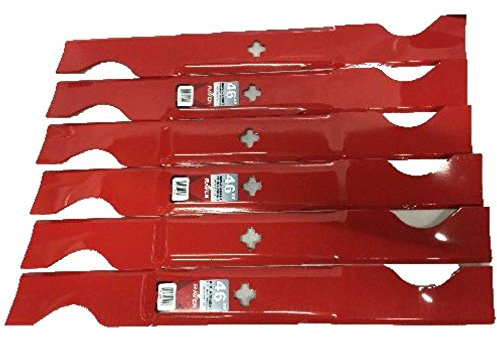 Raven QTY 6 New MPV 7100 Lawn Mower Generator Blades BL46 Set 70161-H200100-0001