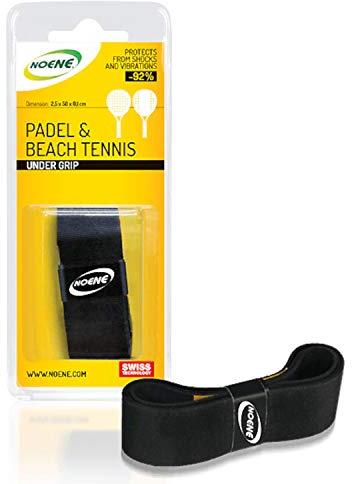 COLPHARMA Noene Under Grip Padel & Beach Tennis, 1 mm, 2.5x50cm, Black