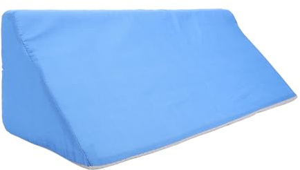 Syrisora Cuscino a Cuneo di Posizionamento a Forma di R per Chi Dorme Sul Lato Antiscivolo Allineamento del Corpo Elevato Supporto per Caviglia Supporto per Gamba Cuscino a Cuneo Laterale