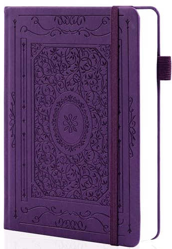 TIEFOSSI Carnet de notes Bullet Dotted Journal, papier épais numéroté 160 g/m², couverture rigide A5 à grille pointillée pour femmes et hommes, écriture de travail, bullet journaling, dessin