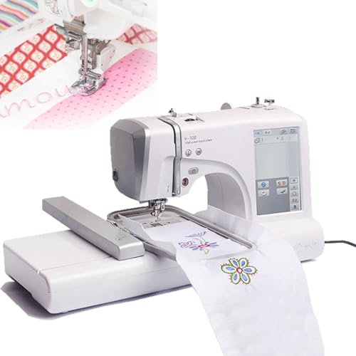 Elektrisk Broderimaskin, Datoriserad Digital Symaskin, 158 Inbyggda MöNster Broderiquiltningsfunktion, 9,2 Broderyta Och Lcd-PekskäRm för NyböRjare