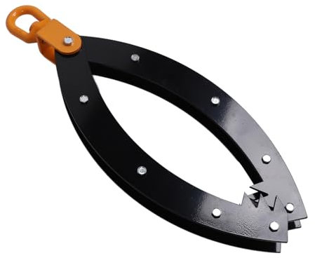 22 Inch Strong Load Bearing Steel Log Grapple Timber Claw Hook Portable Heavy Duty 3000lb Log Lifting Tongs Practical Tool, Log Lifting Tongs for Lumber Skidding Log Lifting Log
