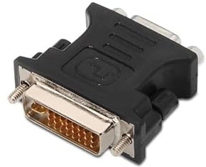 Watio Wave Adaptador - dvi a svga, 24+5, Macho a Hembra, Color Negro, Ideal para conexión de Dispositivos visuales. Compatible y eficiente.*