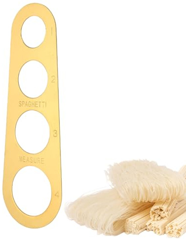 Outil pour portions de pâtes – Acier inoxydable durable, mesure précise, gadget facile à utiliser, accessoire de cuisine | Dispositif de contrôle de service de spaghetti, idéal pour la préparation des