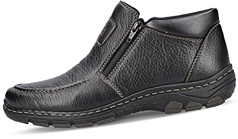 Rieker - 19994, Botas Clasicas Hombre, Negro (Schwarz/Kakao/Schwarz 00), 42 EU
