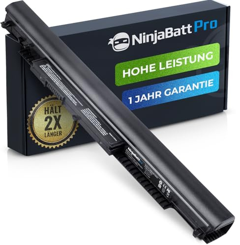 NinjaBatt Pro Batterie pour HP 807957-001 807956-001 HS04 HS03 HSTNN-LB6V 807612-421 HSTNN-LB6U 250 G5 807611-421 TPN-C125 15-AF067SA 843532-851 – Samsung Cellules - Longue Durée- [4 Cellules/2600mAh]