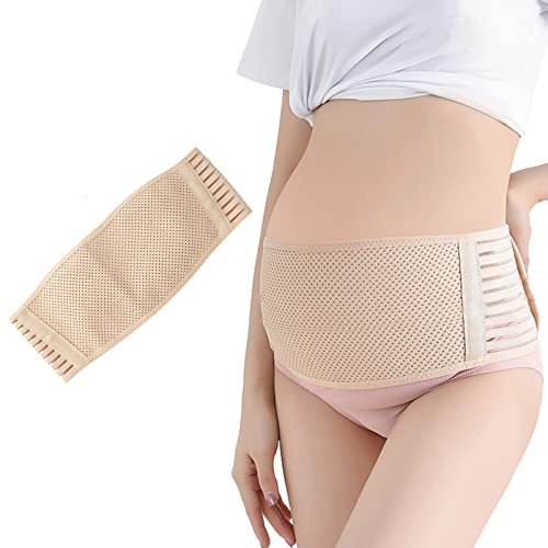 PXRLMYF Cinturón de Embarazo Cinturón Apoyo Embarazada Cinturón de Maternidad para Elástico Ajustable Da Soporte a la Barriga y Espalda
