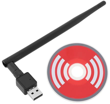 VGOL USB WiFi Receiver Transmitter USB WiFi Adapter with 5dBi High Gain Antenna Compatible with Windows Vista XP 2000 Compatible with Kali Linux