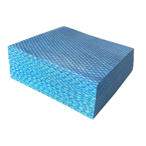 Paquete de 50 paños desechables de limpieza reutilizables resistentes para cocina, baño y limpieza del hogar multisuperficie (50 piezas)