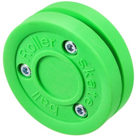 ULTECHNOVO Pelota de Hockey Reutilizable de Abs para Entrenamiento Superficies Varias Disco de Hockey para Práctica y Competición Accesorio Deportivo