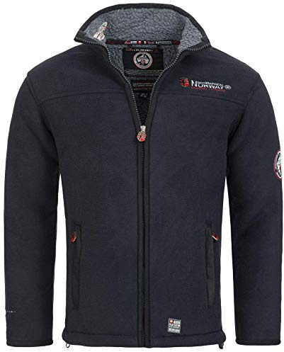 Geographical Norway Ureka Polar Hombres Chaqueta Polar Caliente Piel de Peluche Forro