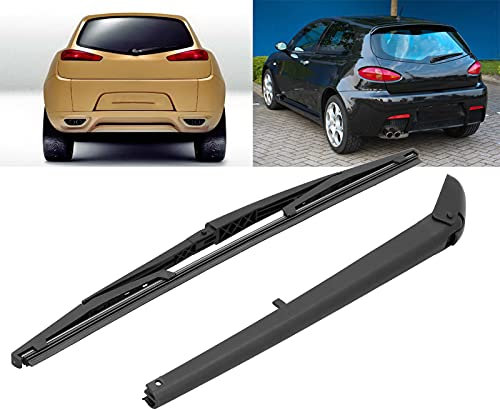 Sostituzione Gruppo Tergicristallo Spazzole Tergicristallo Braccio Tergicristallo Posteriore Con Lama di Ricambio 46480731 Per Alfa Romeo SENZA Spoiler Tetto 147 2009
