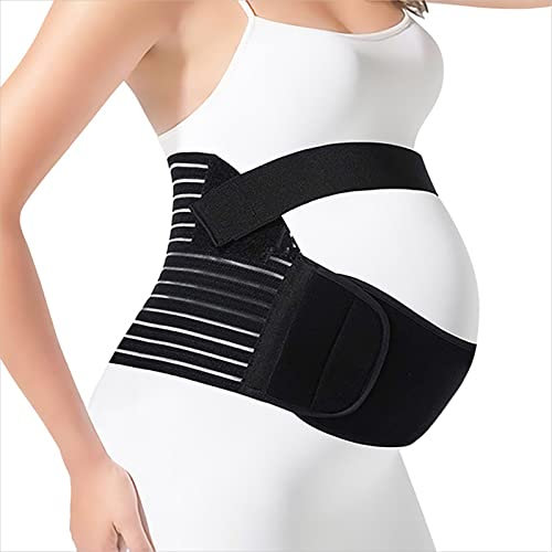 Bauchband Schwangerschaft, DEATPOYE 4 IN 1 Bauchstütze Schwangerschaft Gurt Bauchgurt Schwanger Schwangerschaftsgurt Stützgürtel für Rücken Becken Hüft Taillen Schmerzen Schwangerschaftsgürtel (XL)