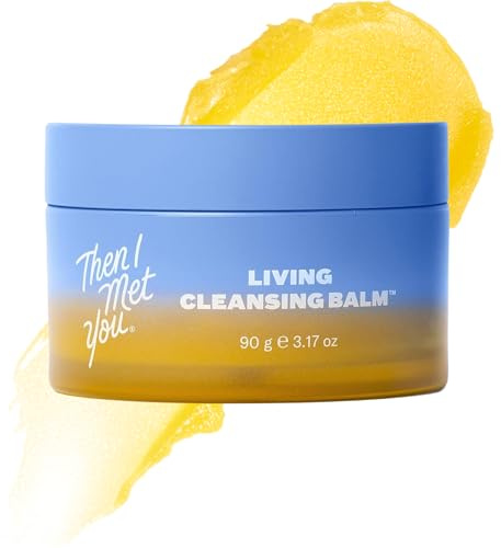 Then I Met You Living Cleansing Balm, Makeup Remover, Cleansing Oil, Face Cleanser, Melts Makeup & Sunscreen, Non-Stripping Zero Residue Oil Cleanser, First-Step Clean Vegan Korean Skincare