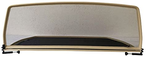 PureWind Windschott kompatibel mit Renault Megane 1 Baujahr 1996-2003 (Beige) – Windschott Universal mit Schnellverschluss ohne Tasche