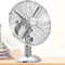 UR CHOICE Portable Oscillating 12 Desk Fan, Adjustable Tilt, 3 Speed Settings, Silent & Energy-Efficient, Electrical Cooling Fan with 3 Metal Blades, Ideal for Home & Office