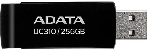 ADATA UC310 lecteur USB flash 256 Go USB Type-A 3.2 Gen 1 (3.1 Gen 1) Noir