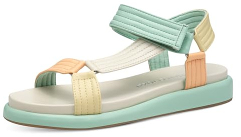 MARCO TOZZI 2-28402-44, Sandalias Mujer, Seafoam Comb, 41 EU