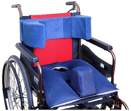 Cuscino antidecubito per Sedia a rotelle, Supporto Laterale per Protezioni Laterali per Sedia a rotelle, Cuscino di Supporto Lombare per Letto e Sedia a rotelle, Cuscino antidecubito per Anziani Dis