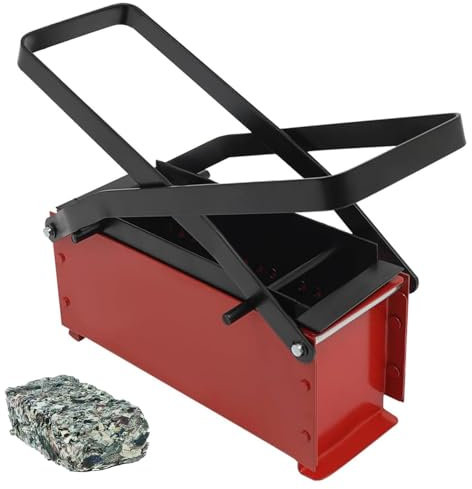 Home Garden Bricchette Maker, Paper Stove Bricchette, Newspaper Fireplace Bricchette, Paper Brick Maker for Efficient Waste Paper Recycling and Eco-Friendly Home Fireplace Heating