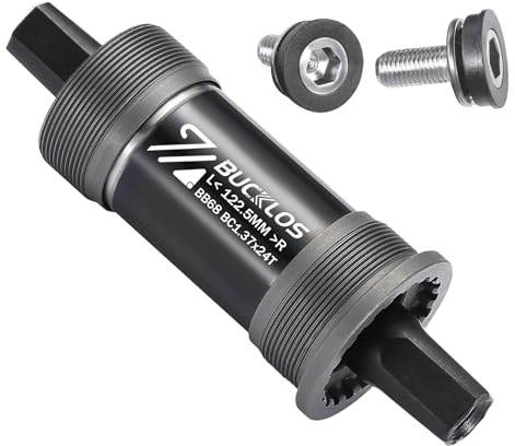 AEYINO Vierkant-Tretlager – 68/120 x 110,5 113 118 120 122,5 124,5 127 174 mm Fahrrad-BSA-Halterungen für Mountainbike/MTB/BMX/Rennrad/Fatbike