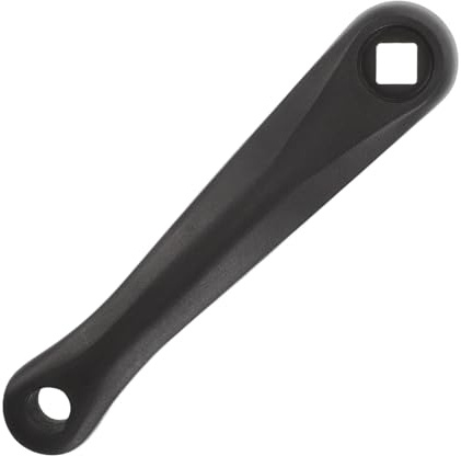 PRETYZOOM Brazo de Manivela Izquierda para Bicicleta de Aleación de Aluminio Compatible con Bicicletas de Carretera Montaña Ciudad y Eléctricas de Repuesto Duradera y Ligera con Agujero