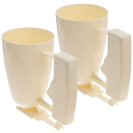 Cabilock 2 dispensadores de masa para cupcakes - Dispensador de 300 ml para panqueques - Herramienta para controlar las porciones de masa para muffins, waffles y crepes - Dispensador de portátil