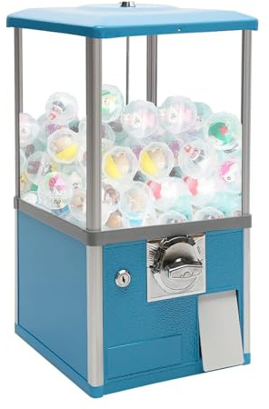Macchina Gashapon per bambini, giocattolo per distributori di capsule con dispenser di gomma, caramelle divertenti e gioco a premi per giocare a casa