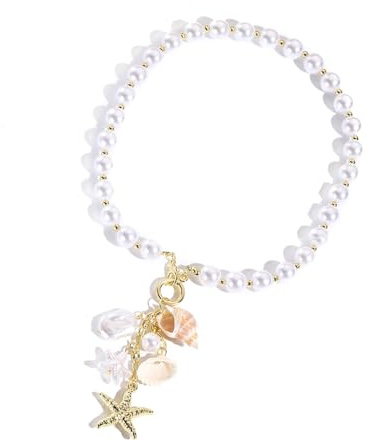 Beimus Fashionabel naturlig snäcka hänge halsband unik oregelbunden form bärbar robust legeringskedja smycken tillbehör gåvor strand halsband