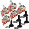 Aussel 5PCS AC 250V 15A ON-Off 2 Pins 2 Position Mini Toggle Switch with Waterproof Cap Boot Knob (5PCS AC 250V 15A ON-Off)