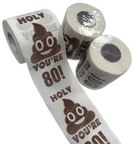 1 Roll New Funny Toilet Paper Roll Printed Toilet Paper Funny Paper Towel Birthday Party Decoration(80)