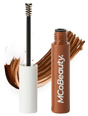MCoBeauty - Magic Brows - Auburn Brow Gel - 3-in-1 Tinted Volumising Eyebrow Gel - Tints, Fills and Holds - Includes an Eyebrow Spoolie Brush - Formula for a Natural Looking Finish