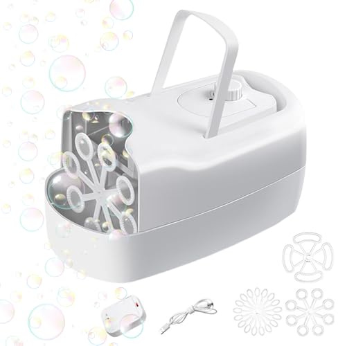 Mppchhn Máquina de Burbujas Automática,Espumador Automático,Máquina para Hacer Pompas - para Fiestas al Aire Libre, Niños y Niñas, Baño, Ducha, Navidad, Cumpleaños y Pascua