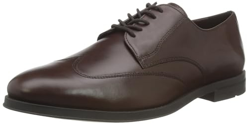 Geox U Decio DOxford Uomo, Marrone Scuro., 44 EU