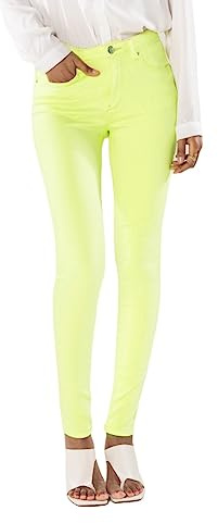 Nina Carter P106 Pantalones vaqueros para mujer Slim Fit Push-Up Skinny Jeans Cintura Media-Alta, M delgado