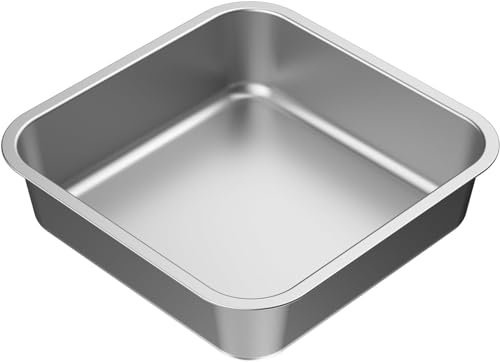 Edelstahl-Hundenäpfe für ELS PET Erhöhte Hundenäpfe, Leicht zu Reinigen, Futter-Wasser-Hundenäpfe für Hunde, Lebensmittelqualität, BPA-frei (Platinumfarbe)