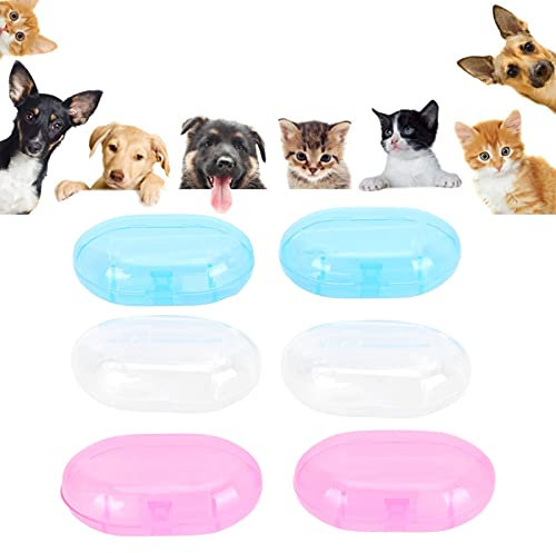 Hundezahnbürste, Hundezahnbürstenset Mit Aufbewahrungsbox, Hunde-Fingerzahnbürste, Katzenzahnbürste, Welpenzahnbürste, Haustierzahnbürste