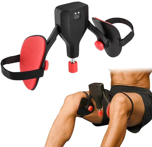 Wooa Thigh Master 77 LB Adjustable Resistance, Leg and Inner Thigh Exercise Equipment with Counter, Kegel Exerciser, Pelvic Floor Trainer, Hip Trainer for Home Workout