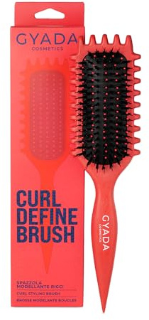 GYADA Cosmetics Curl Define Brush 1 st Curl Shaping Brush Nylon Borst Styling Definition Anti-Frizz