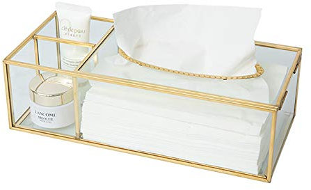 SLHEQING Kosmetik Organiser Beauty Organizer Box Taschentuchbox Wohnzimmer Couchtisch Aufbewahrungsbox