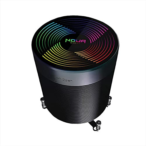 Noua Alaska A-RGB - Dissipatore CPU ARGB TDP 150W con Ventola 60mm Silenziosa PWM, Raffreddamento ad Alte Prestazioni, 5 Tubi di Calore, per AMD AM4/AM5 e Intel 1700/1200/115X