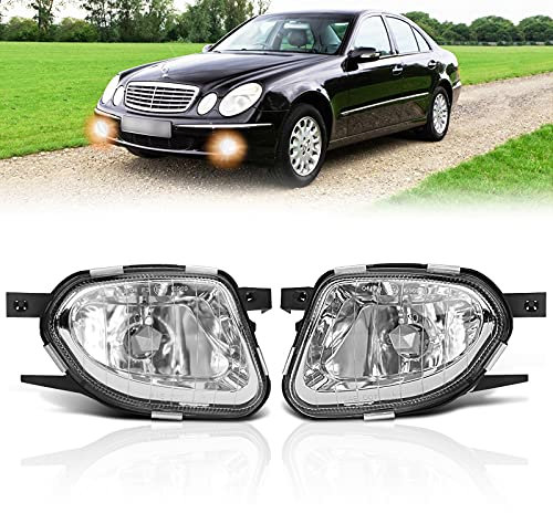 TangMiGe Nebelscheinwerfer kompatibel mit Mercedes Benz E Class (W211/S211) 03/2002-05/2004, Sprinter (906) 06/2006-12/2006(standard item), Sprinter (906) 01/2007-08/2013, H11, 1 Paar, Klar