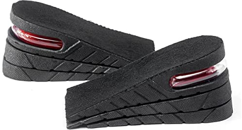 FIBOUND Semelles Intérieures Augmentées - Chaussures Rehaussantes Semelle Talonnette Grandissante,Semelles de Remplacement Confortables et Respirantes (6 cm) pour les Hommes et les Femmes Unisexes