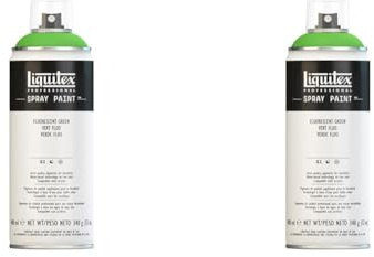 Liquitex Professional Peinture acrylique Aérosol 400 ml Vert fluorescent (Lot de 2)